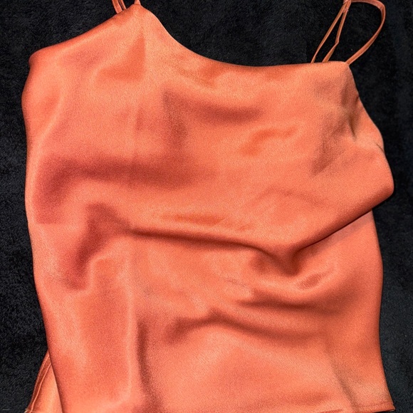 SPANX Satin Camisole in Bold Orange - Picture 3 of 10